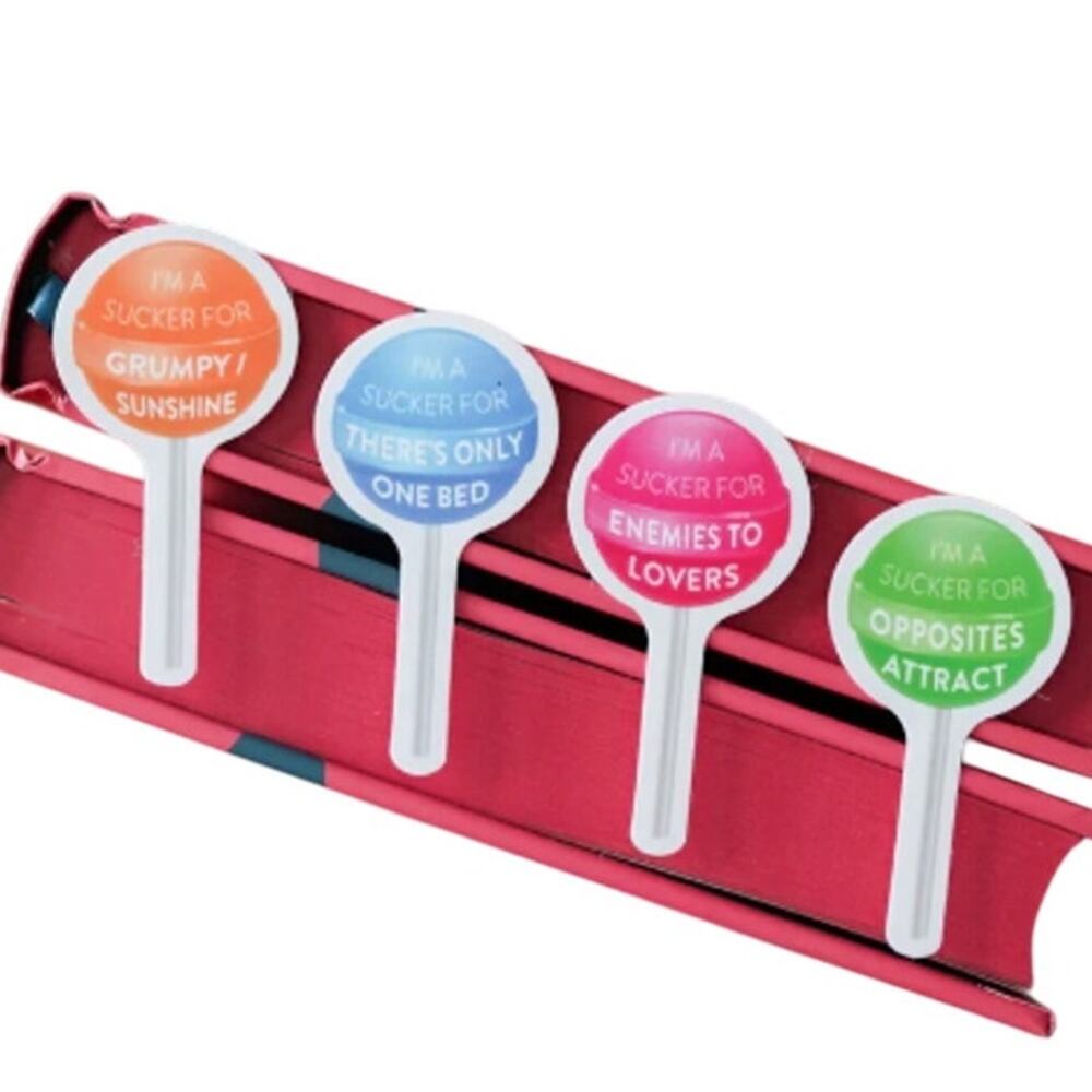 LitJoy Sucker for Book Trope Stickers - February 2025 To Bee Read Box